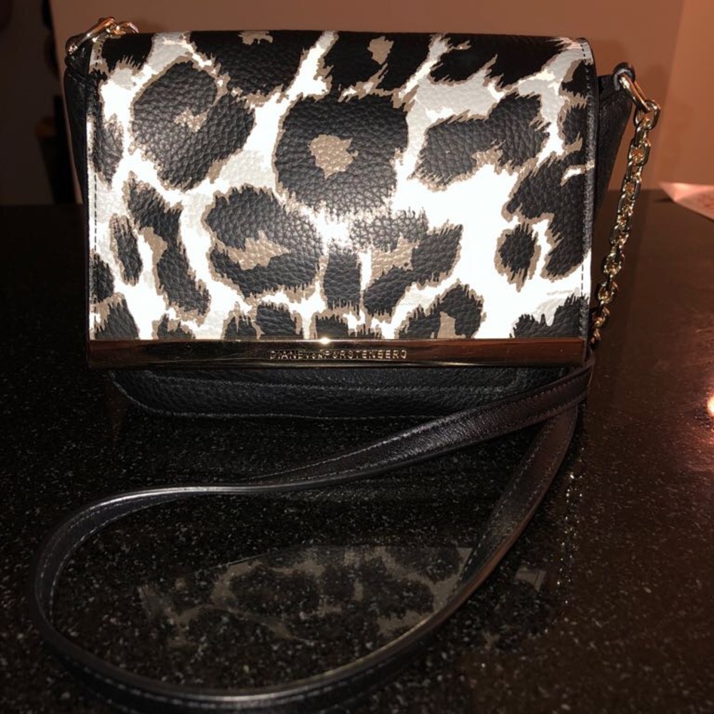 DVF Leopard Crossbody Bag